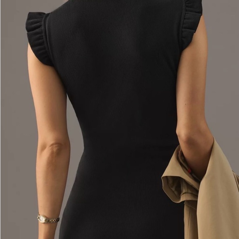 Daily Practice by Anthropologie Black Mini Dress - Picture 2 of 8